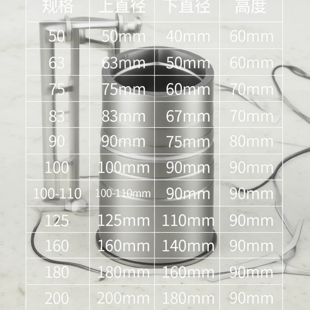 Metal Drain Strainer 110mm Pipe Conical Mesh Filter Sewer Roof Balcony Anti Rat Blockage Prevention Accessory
