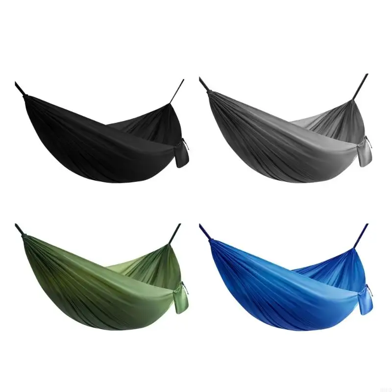 

Portables Outdoor Camping Hammock High Strengths Hanging Bed Wide Travel Hammock For Outdoor Relaxation 69HD