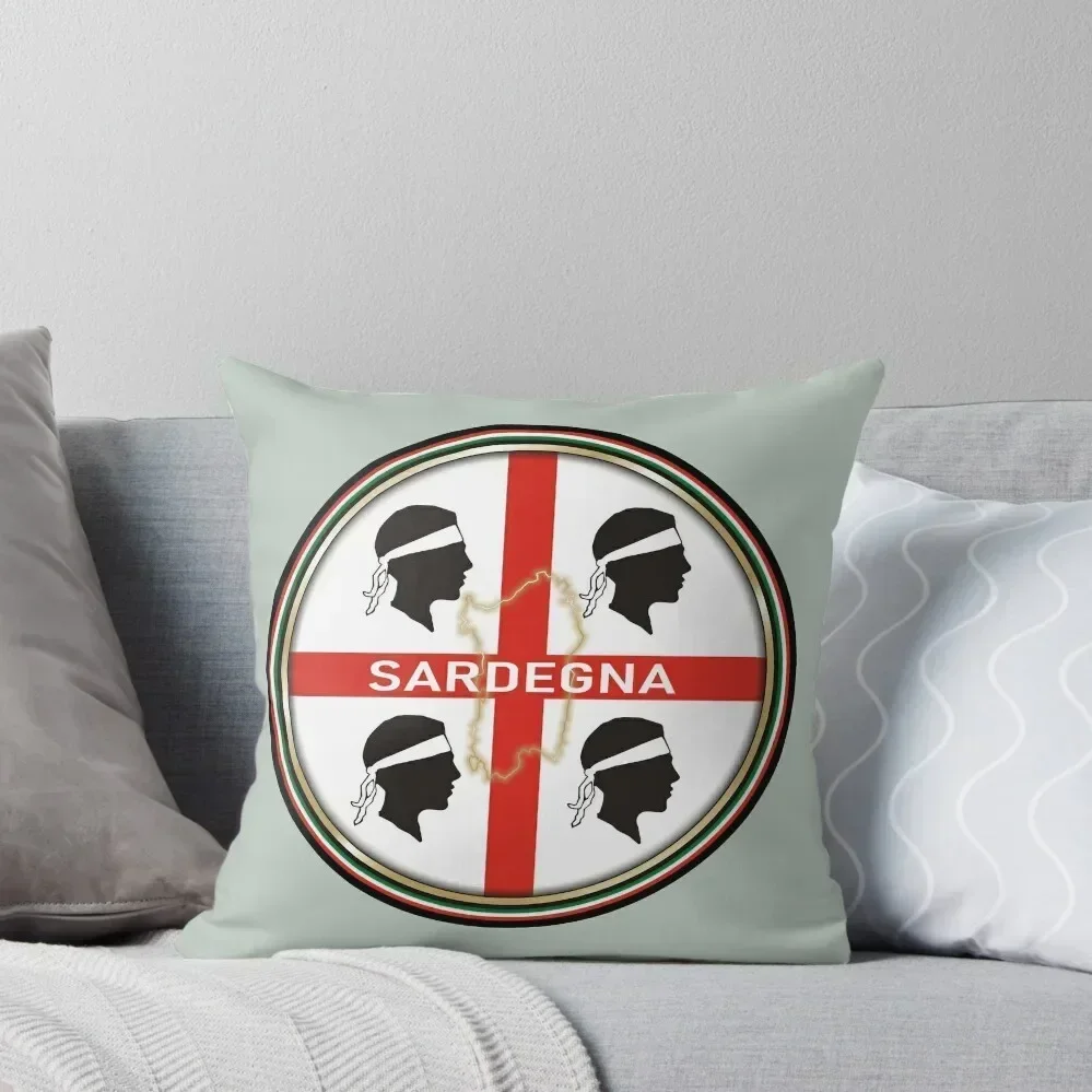 Sardegna quattro mori Sardinia flag Throw Pillow christmas ornaments 2025 Ornamental Pillow pillow