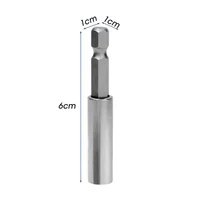 10/1pcs Magnetic Screwdriver Extension Hexagonal Handle Extended Connecting Rod Carbon Steel Screwdrivers Bit Holder Power Tools 6