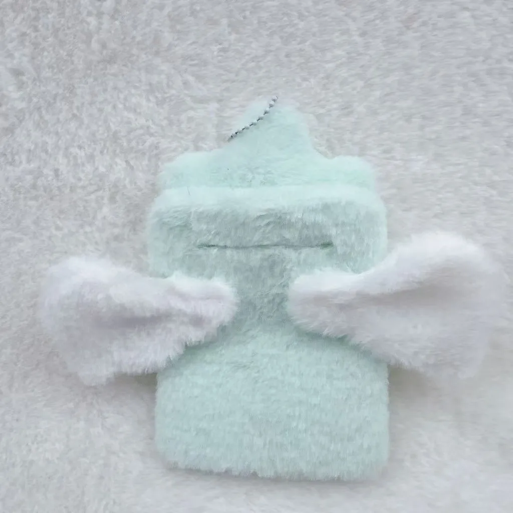 Wish Cute Plush Photocard Holder keyring Cartoon Idol Lomo Card Protective Student Card Holder