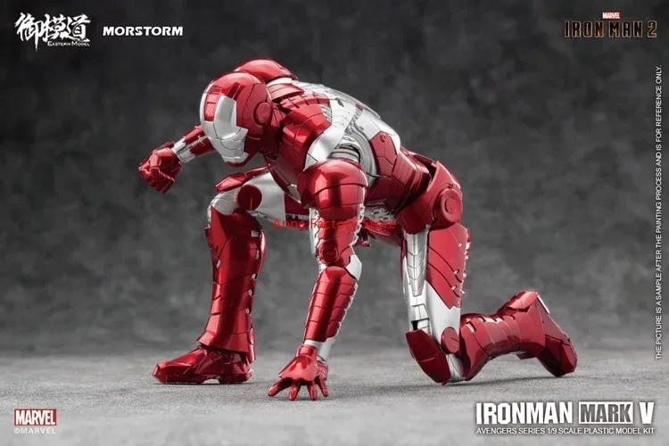 

Точечные товары MORSTORM, электронная модель Marvel Iron Man MK5 Deluxe, масштаб 1/9, фигурка, собранная модель, подарочная игрушка