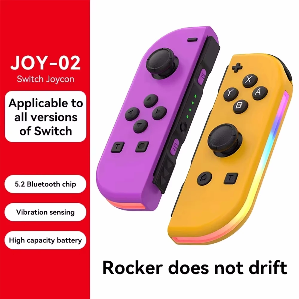 

Joycon Switch Controller Joypad Wake-up Controllers for Switch/Lite/OLED Replacement Controller with Sword Dual Vibration