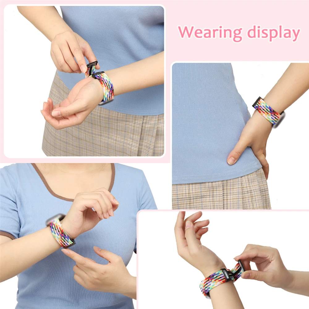 Nylon Sport gewebtes Magnetarmband für Samsung Galaxy Watch 8 40 mm 44 mm/8 Classic 46 mm atmungsaktives Band Armband Zubehör