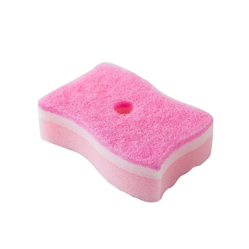 8pcs S Type Wave Sponge Scouring Pad, Kitchen Absorbent Cleaning Sponge, Color Dish Towels, Cleaning Block Wipes