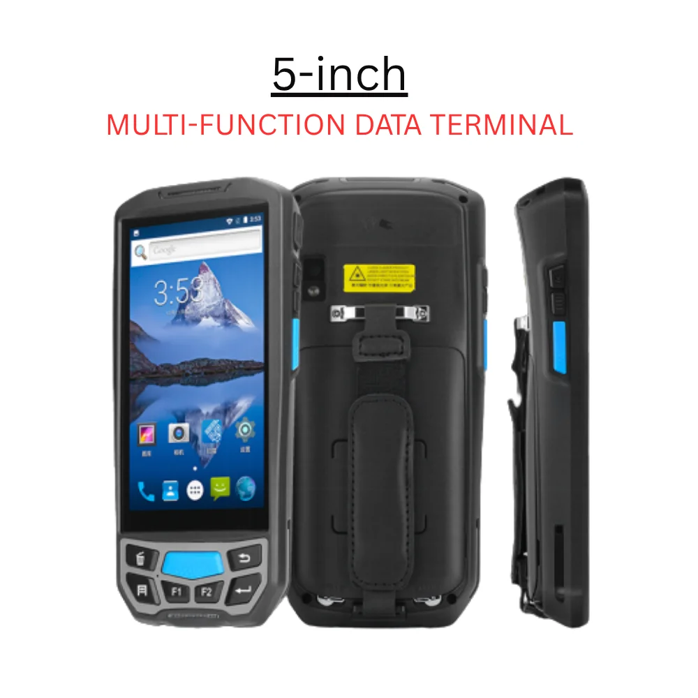 

5-Inch 4G LTE Android 13.0 Rugged PDA with GPS NFC Fingerprint & Barcode Scanner 4GB+64GB Multi-Function Handheld Terminal IP66