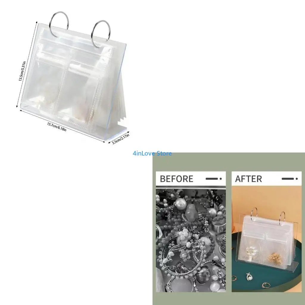 

T4MD Versatile Jewelry Display Stand Transparent Women Earrings Necklaces