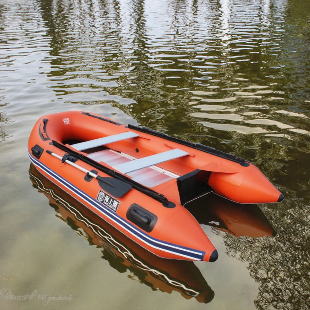 

1.2mm Wear-Resistant Rubber Aluminum Alloy Bottom Power-Assisted Inflatable Fishing Boat Sea Drifting Outdoor Diver Ocean Waters