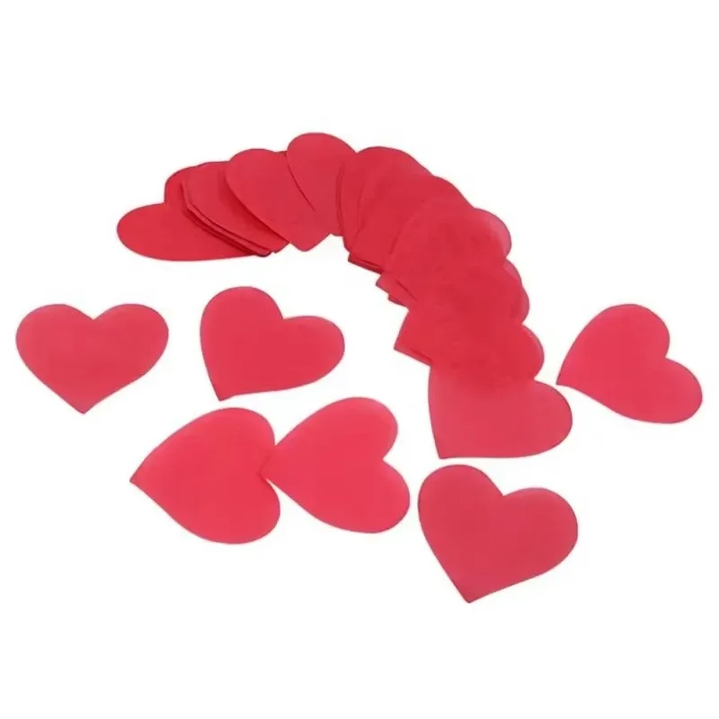 9Pcs/Bag Red Snowstorms Magic Tricks Heart Shaped Snowflake Paper Snow Storm Magician Accessories Stage Street Gimmicks Props