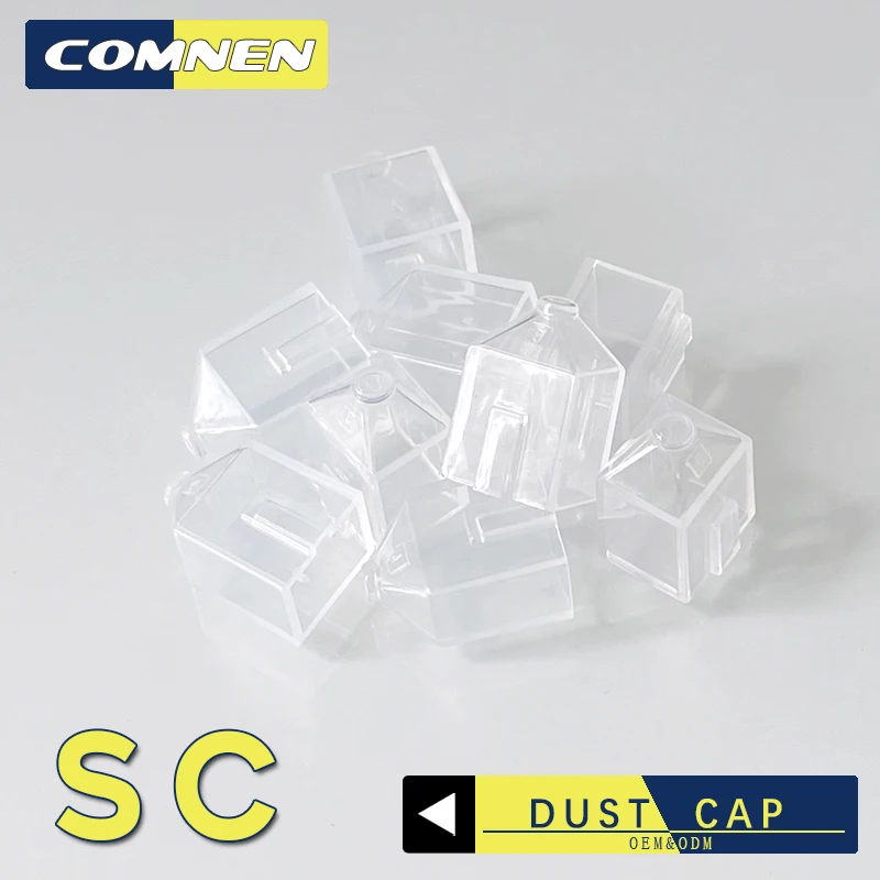 COMNEN SC Fiber Optic Dust Cap Sc connector fiber tool cable duster Protective Cap Cust Cover Network Plug Cover Optical Cat