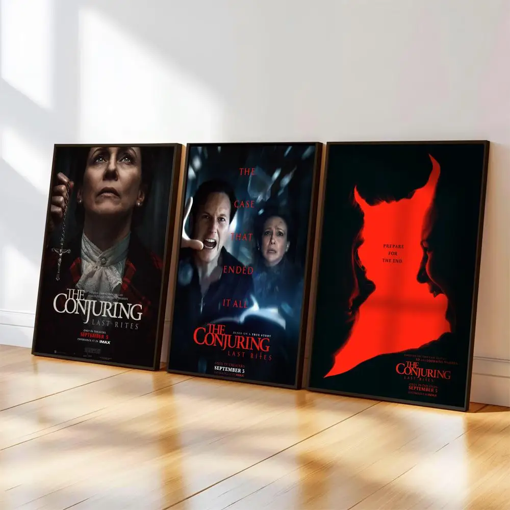 ملصق The Conjuring Last Rites HD Art Sticky Wall مقاوم للماء لغرفة المعيشة المنزلية وغرفة النوم والديكور الجمالي #1