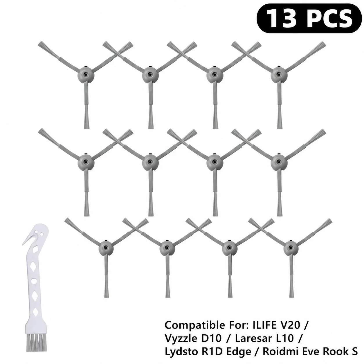 Vervangende onderdelen voor Xiaomi ILIFE V20 / Vyzzle D10 / Laresar L10 / Lydsto R1D Edge / Roidmi Eve Rook S robotstofzuigers