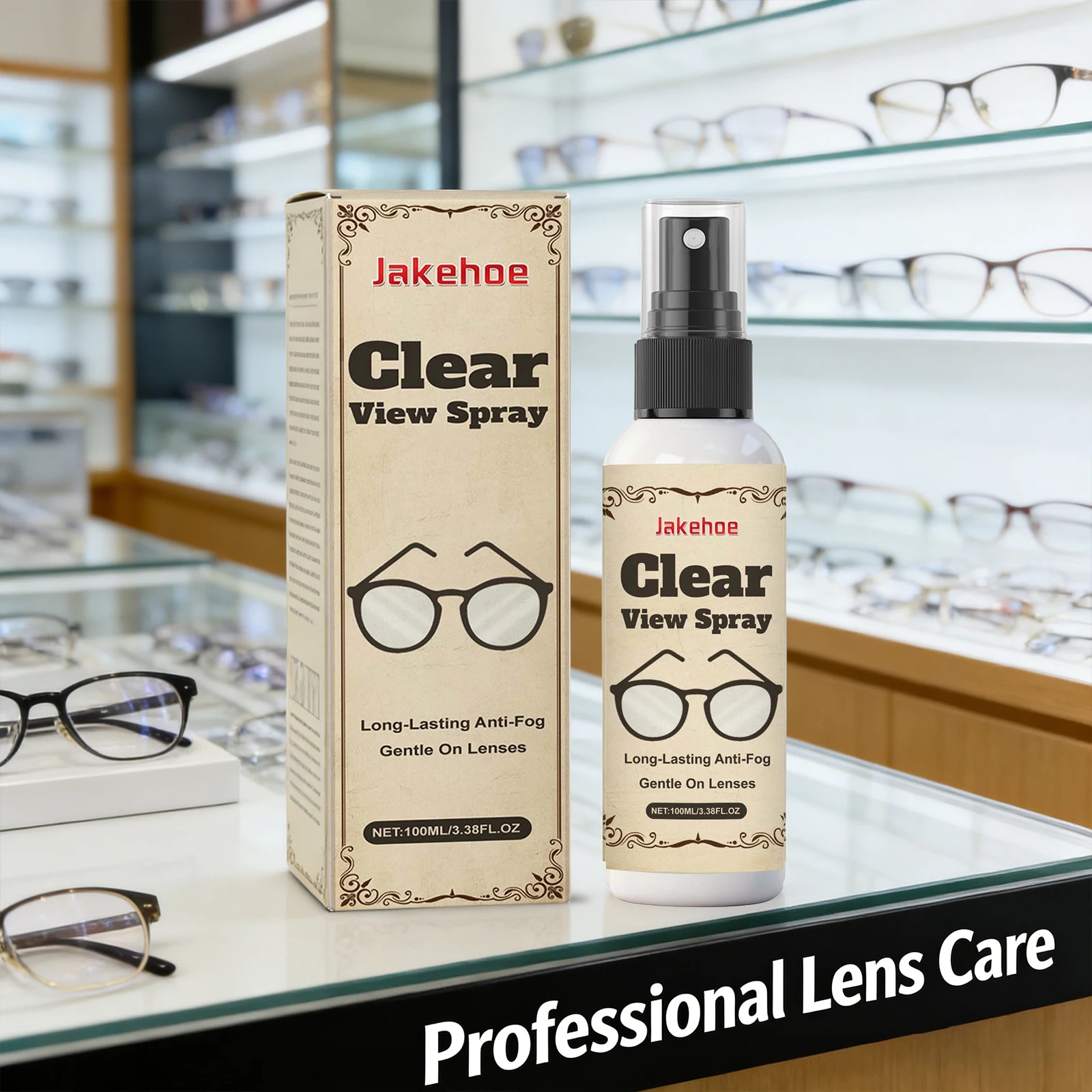 

Glasses Anti Fog Spray Repairing Scratches Clear Vision Reduce Lens Fog Maintaining Eyeglass Len Multi Functional Cleaning Agent