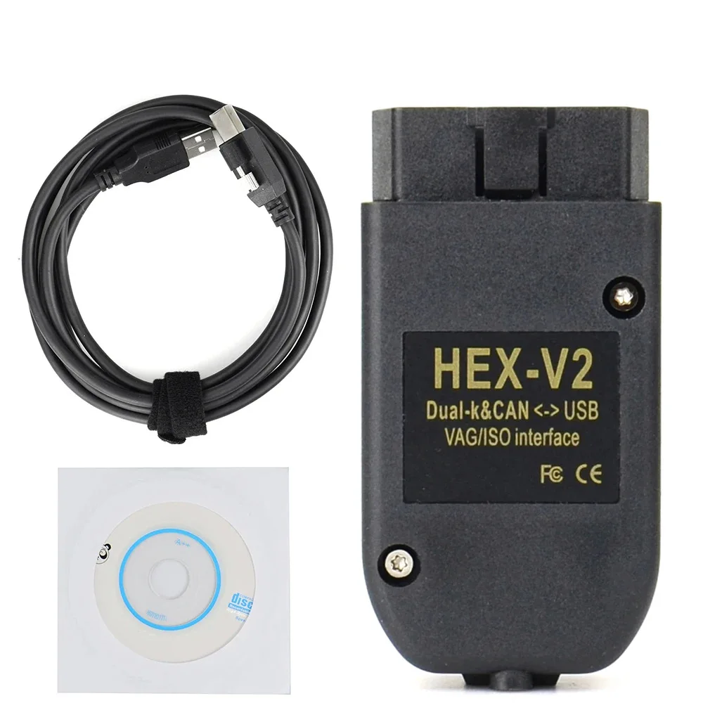 HEX V2 VCDS 24,7 Трансграничный эксклюзивный тестер 5054 ATMEGA162 24,7 12 месяцев электрический считыватель кодов двигатель анальный