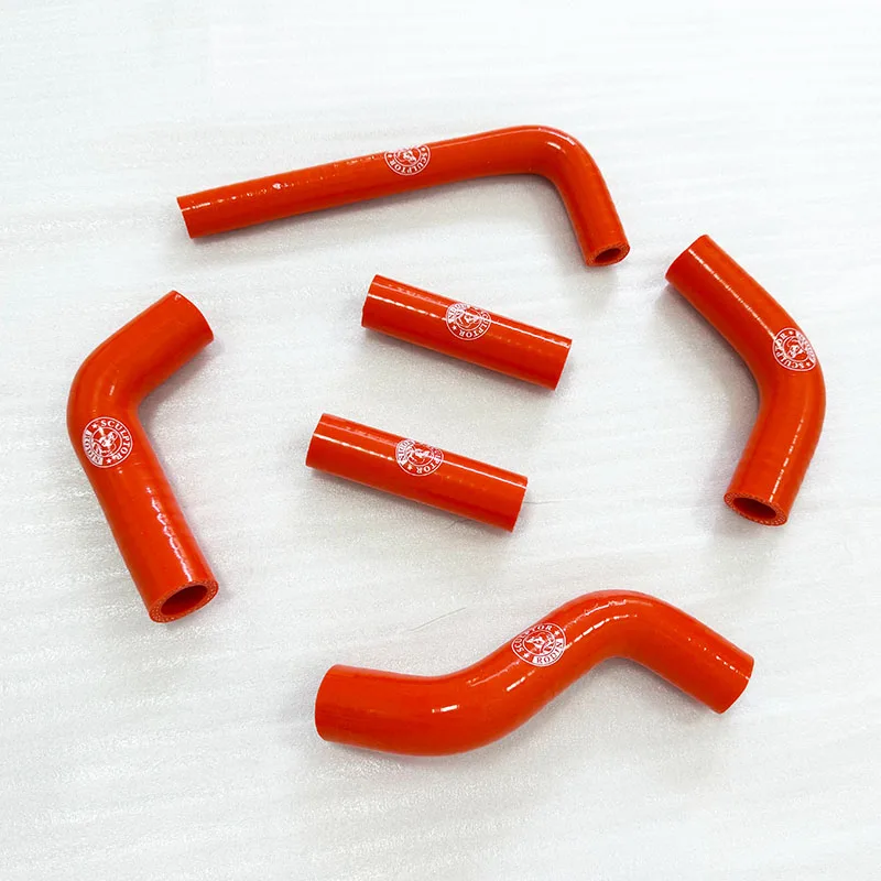 Motorcycle Silicone Radiator Coolant Hose Pipe Kit for  KTM 400/450/525 EXC 02-06