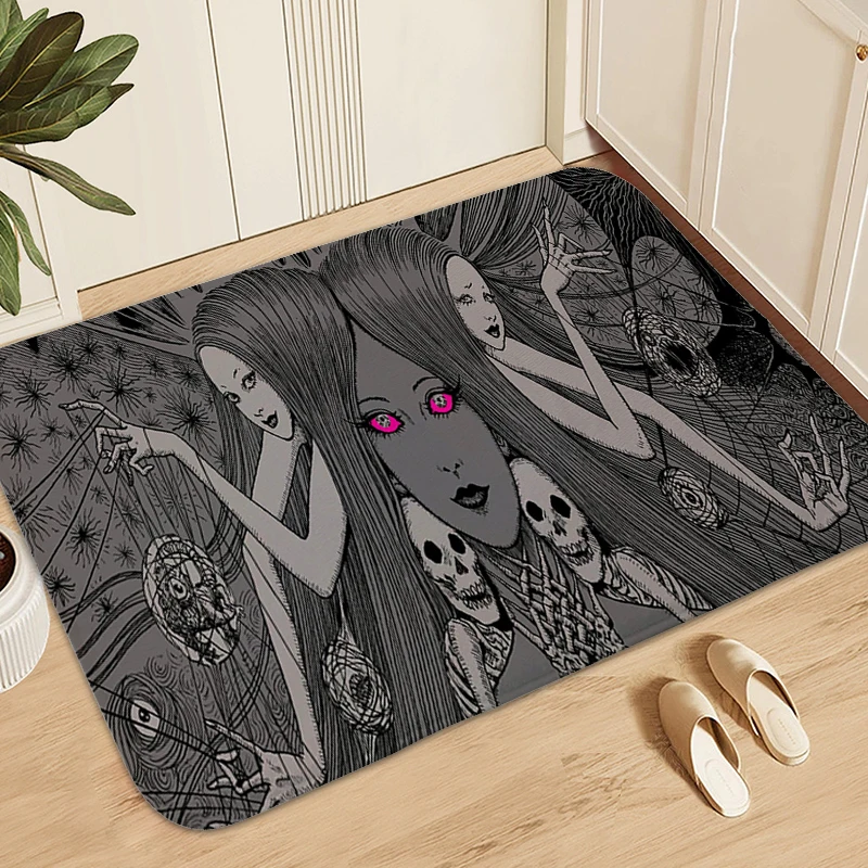 Floor Mats I-Junji Itos Front Door Entrance Carpet for Bedroom Useful Things for Home Carpet Living Room Rugs Veranda Floor Mat