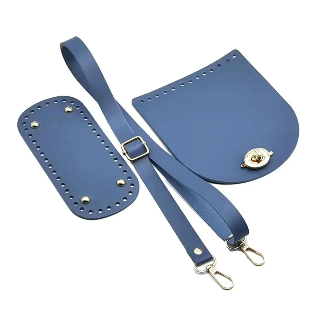 Adjustable PU Leather Bag Strap Handbag Woven Bag Bottoms For Shoulder Handbag DIY Handmade Bag Replacement Accessories