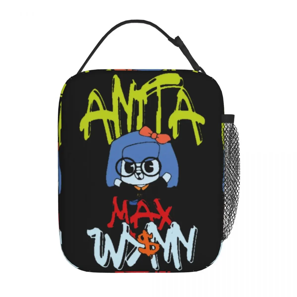 Anita Max Wynn 재미있는 Meme Merch 만화 도시락 용기, 피크닉용 보온 도시락, 새로운 쿨러