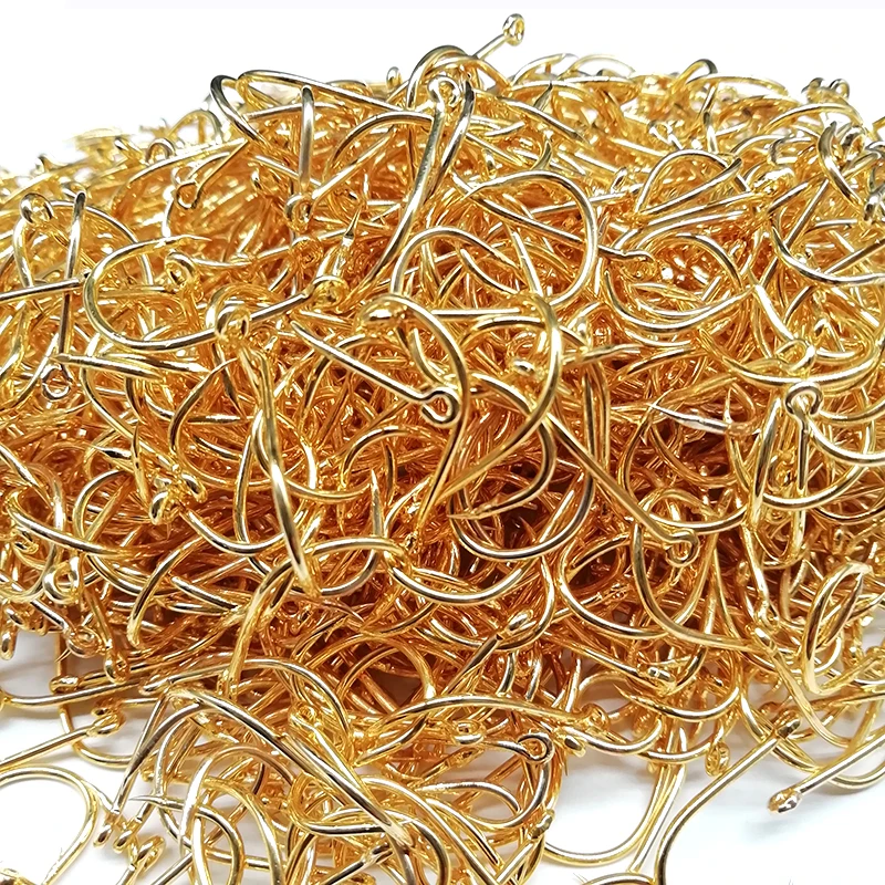 Fishing Hooks 200Pcs/lot Fish Hook Gold Color 3#-12# Carbon Steel Fishhooks Carp Fishing Accessories Goods Tackles Tools Pesca