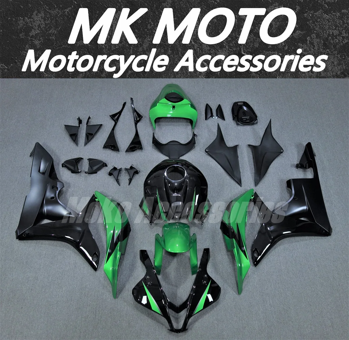 

Motorcycle Fairings Kit Fit FOR CBR600RR 2007-2008 Bodywork set High quality Abs injection Black Green