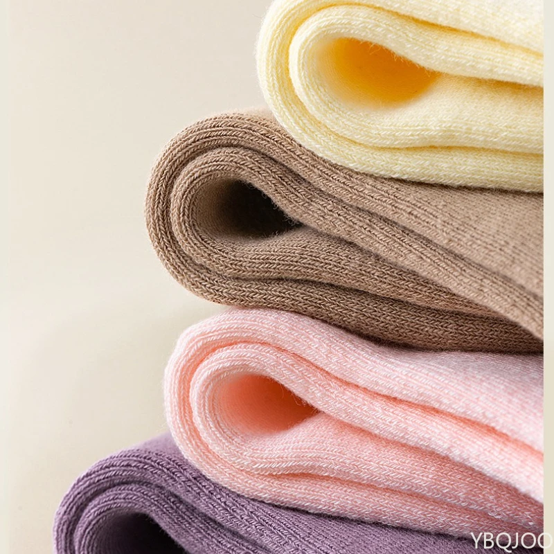 7 أزواج من الجوارب الصوفية السميكة الملونة لخريف وشتاء، جوارب نعل أوسط عصرية دافئة ومقاومة للبرد