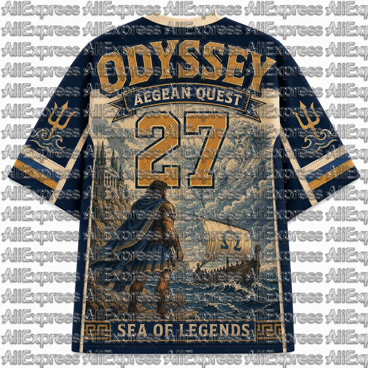 2026 Popular 80s Themed Sports Fashion Short Sleeved V-neck Mesh Streetwear Retro Band Movie Game Fan Gift T-shirt