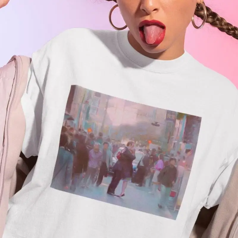 تي شيرت ملصق الفيلم الجمالي المفقود في الترجمة صوفيا شرطي