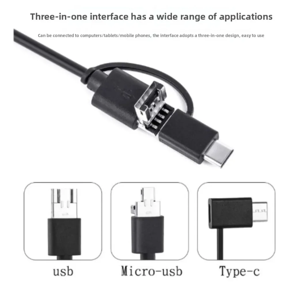 Diameter 3.3mm High Definition Waterproof Endoscope Camera Module Industrial Pipeline Automatic Repair Android Driverless Probe