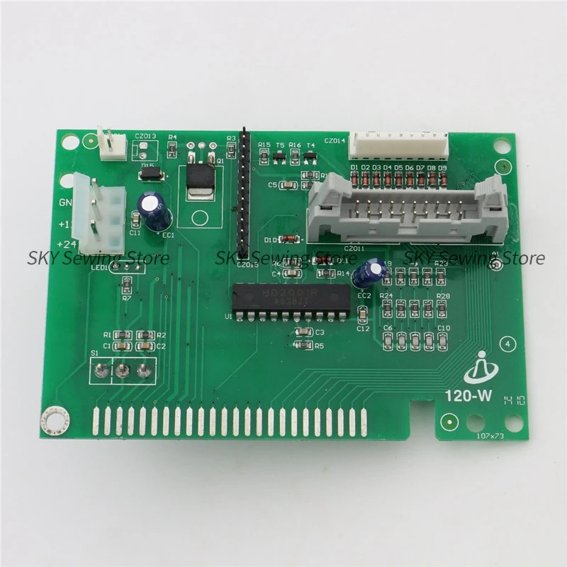 EF120 EF120W Head Alarm Circuit Board Disconnection Detection Plate with Bottom Thread Detect Dahao Computer Embroidery Machine