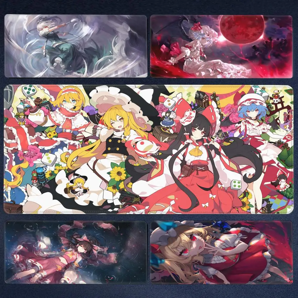 Anime Touhou Project Mousepad Large Gaming Mouse Pad LockEdge Thickened Computer Keyboard Table Desk Mat