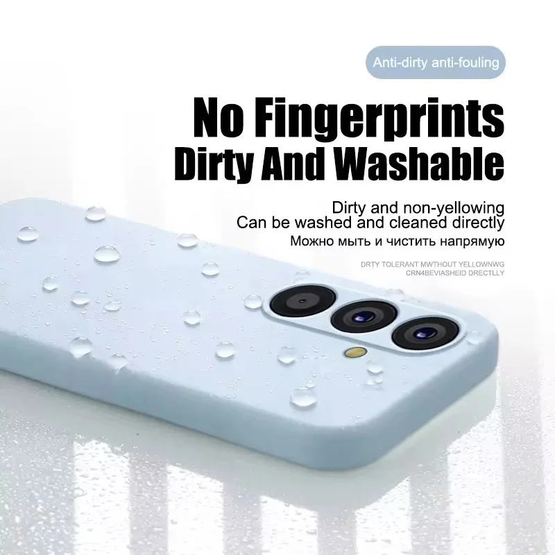 Etui z płynnego silikonu do Samsung Galaxy A56 A55 A54 A36 A26 A16 A35 A25 A15 5G A34 A24 A14 A73 A53 A33 A23 A13 A72 A52S 4G