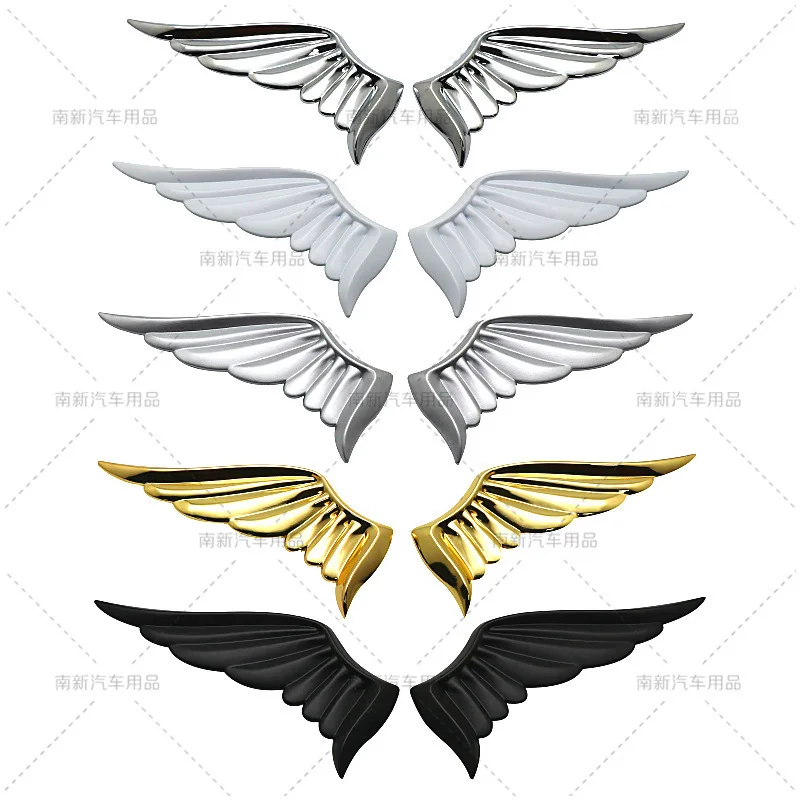 Angel Wings, Wings, Metal, Three Dimensional Personalized Car Decoration Stickers car sticker emblem