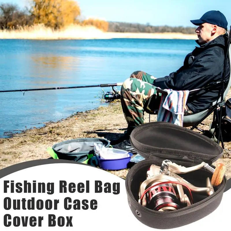 Fishing Reel Case Fishing Reel Organizer Purse Lightweight Fishing Reel Case For Reels Fly Fishing Reels Fishing Gear Bag For