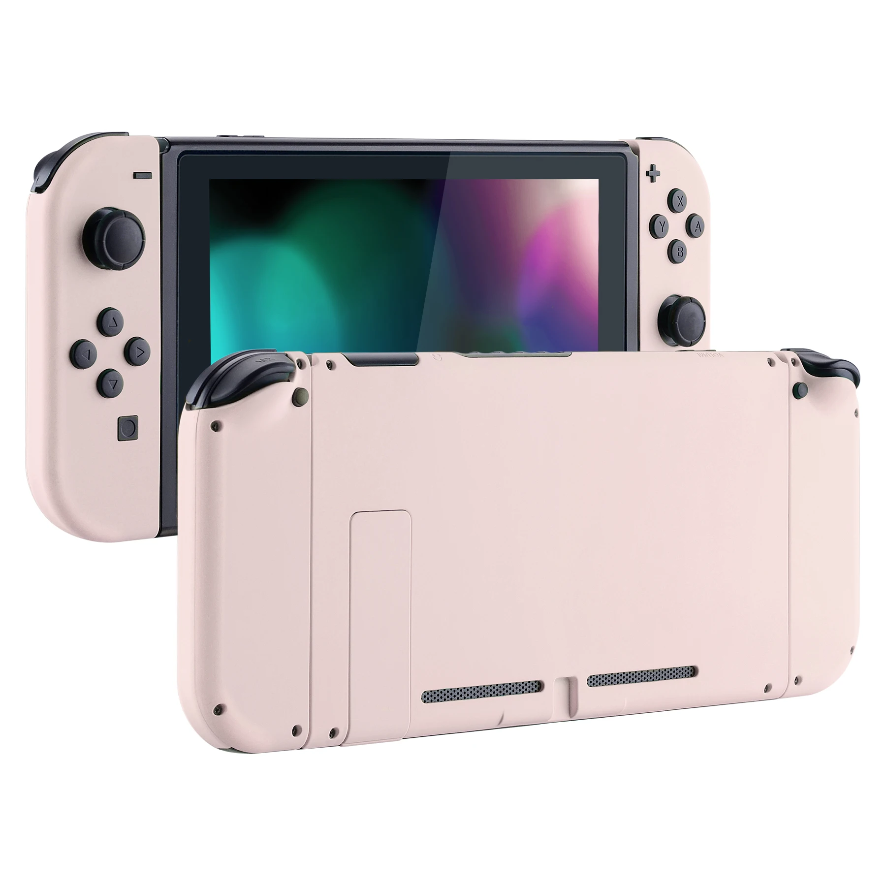 Płyta tylna konsoli eXtremeRate i obudowa kontrolera oraz przyciski do Nintendo Switch - Sakura Pink