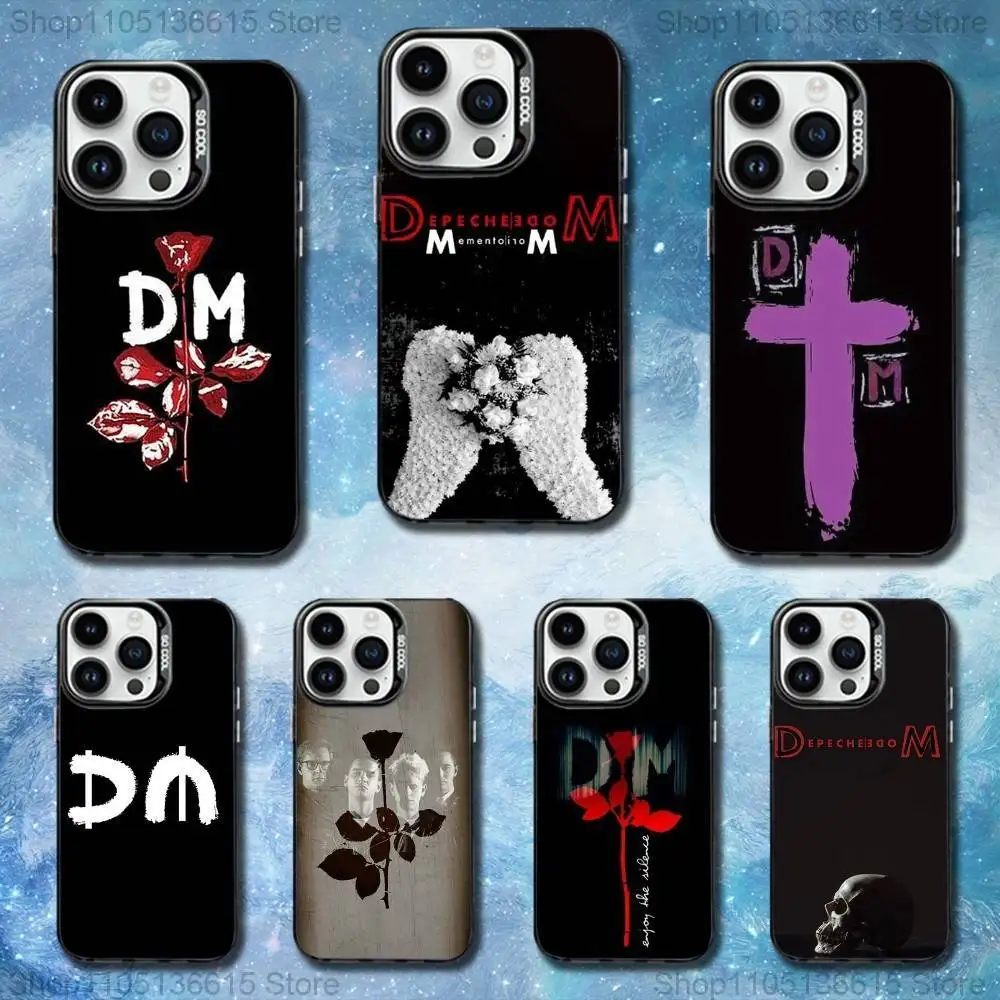 

Band D-Depeches M-Modes Phone Case For iPhone 11,12,13,16,14,15,Mini,Pro,XS,MAX Black Matte Shockproof Cover