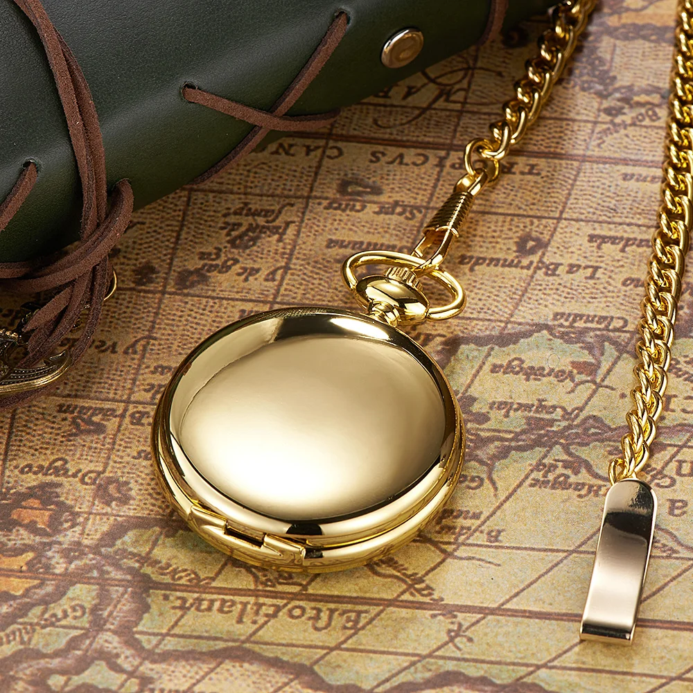 OYW di lusso a carica manuale meccanico da uomo in argento orologio da tasca quadrante scheletro collana in acciaio pendente a catena abito Vintage