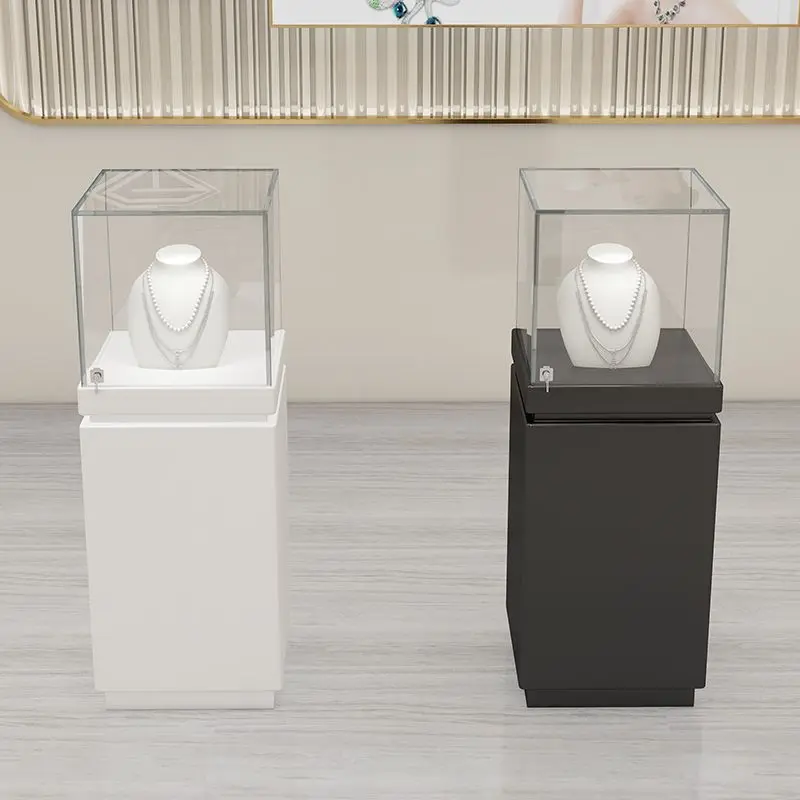 Jewelry Cultural Relics Display Cabinet Museum Porcelain Jade Jewelry Products Glass Exhibition Counter Others