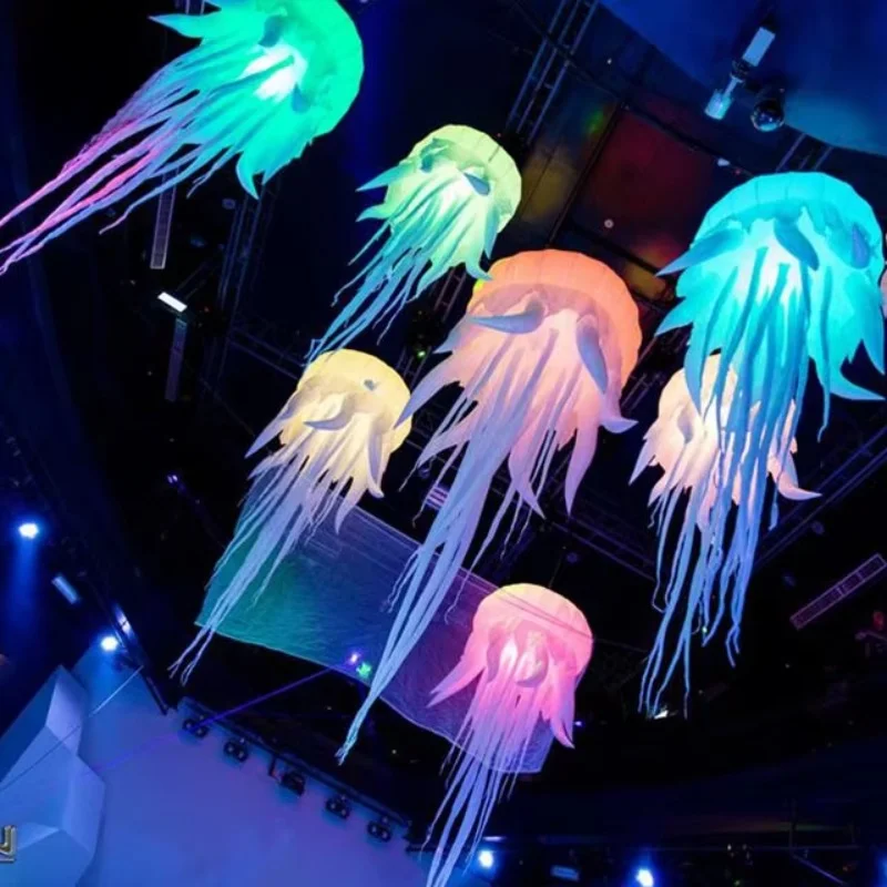 party decoration lighting inflatable jellyfish hanging event stage decoration