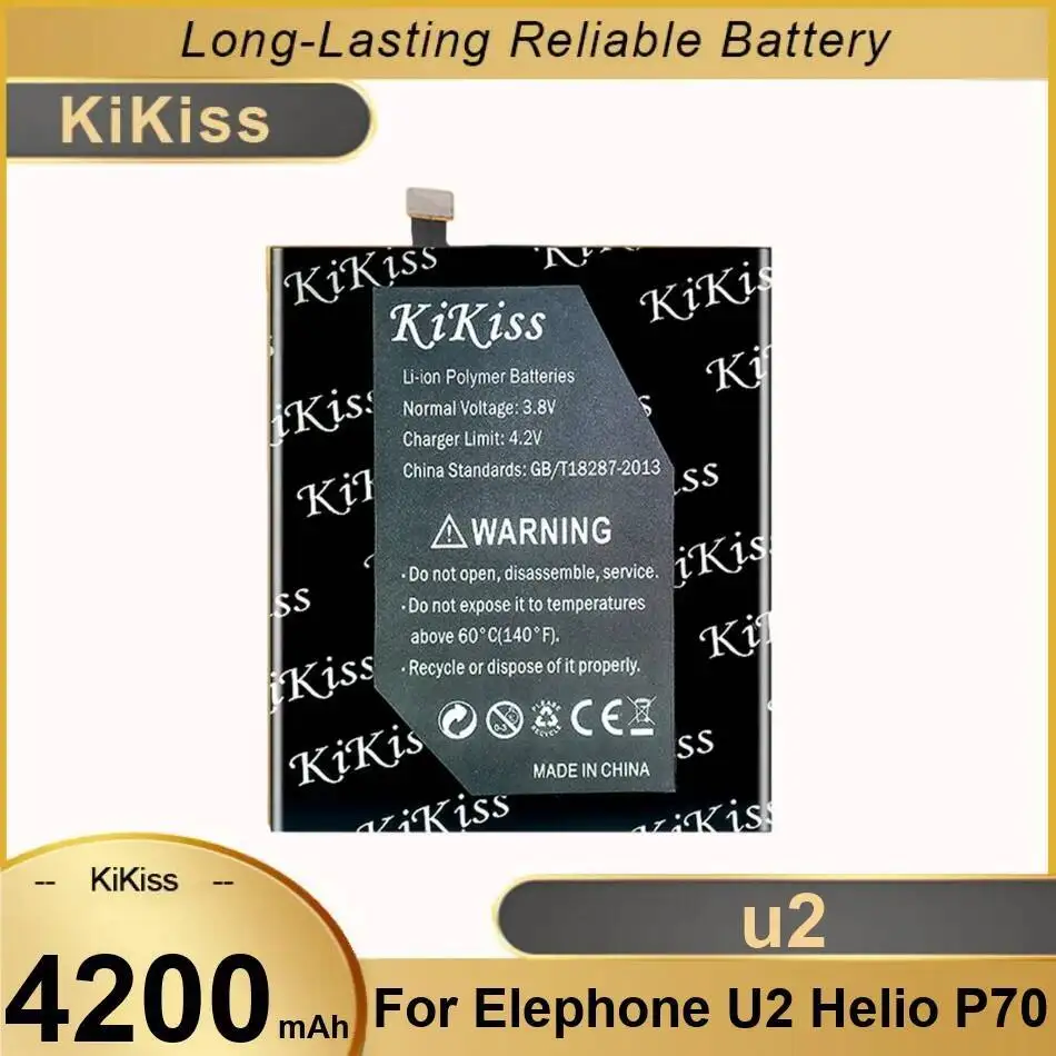 

For Elephone U2 Helio P70 Long Lasting 4200Mah Mobile Phone Battery