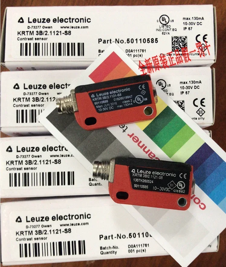 2026 KRTM 3B/2.1121-SB Item Number 50110585 Germany Laoyi Test LEUZE Color Mark Sensor