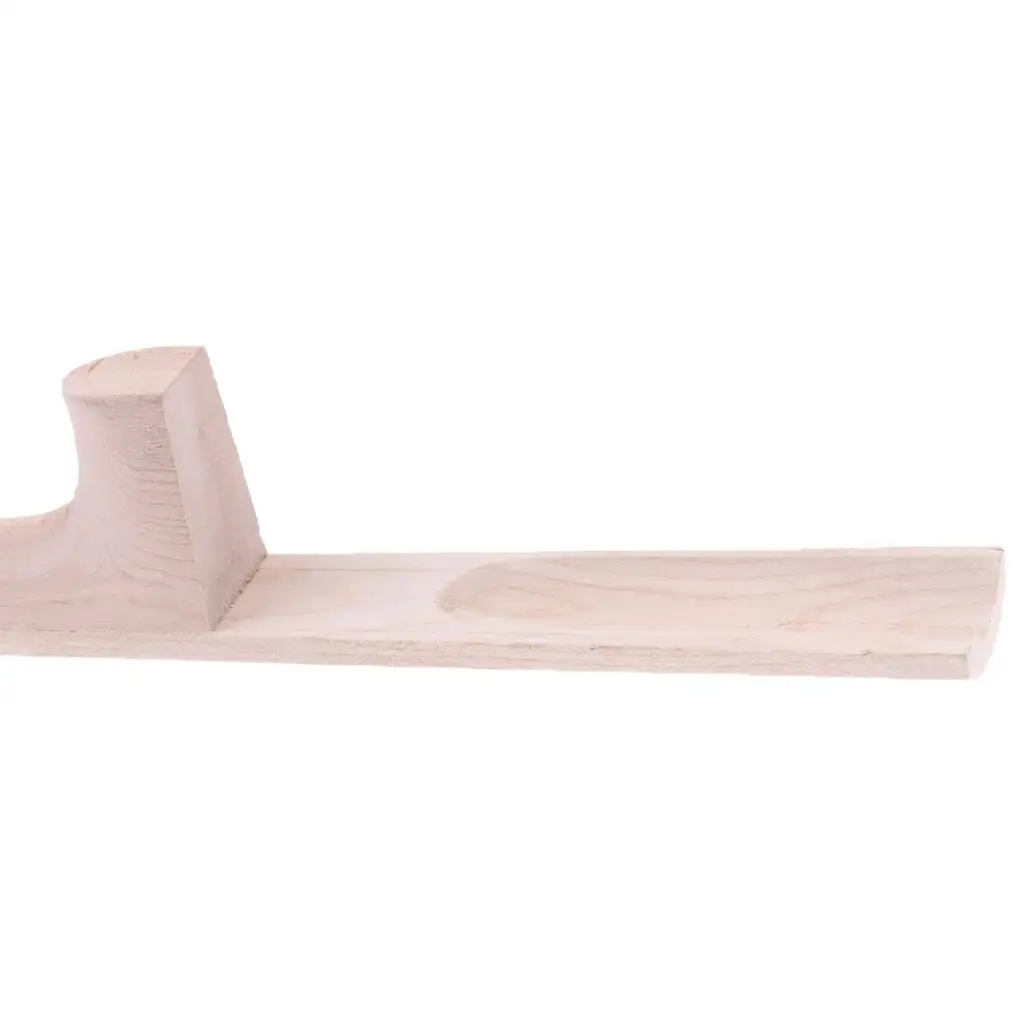 Full Size 4/4 Unfinished Violin Neck Hand Carved Scroll Replacement Fingerboard Maple Accessories for Violin Maker