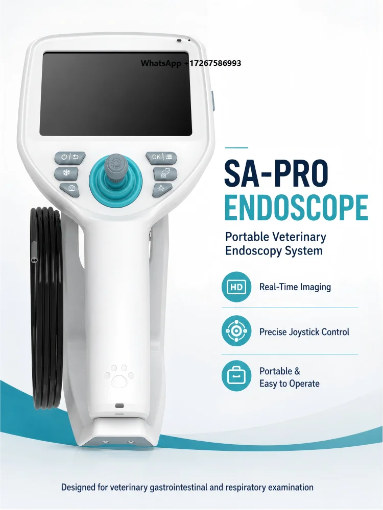 High definition surgical grade veterinary endoscopy cameras and instruments for upper gastrointestinal endoscopy clinics