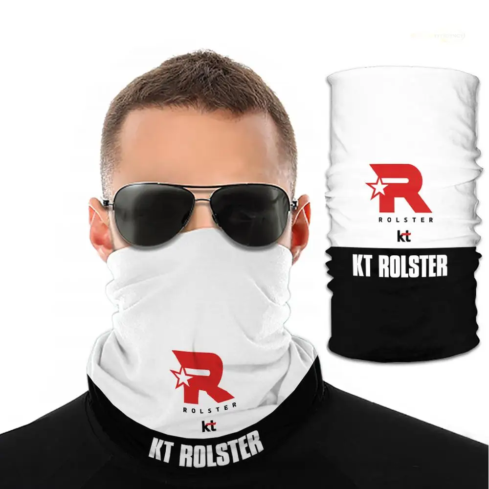 

KT Rolster ESports Team Multifunctional Neck Cover Sunscreen And Dustproof Face Mask Sports Cycling And Hiking Tubular Balaclava