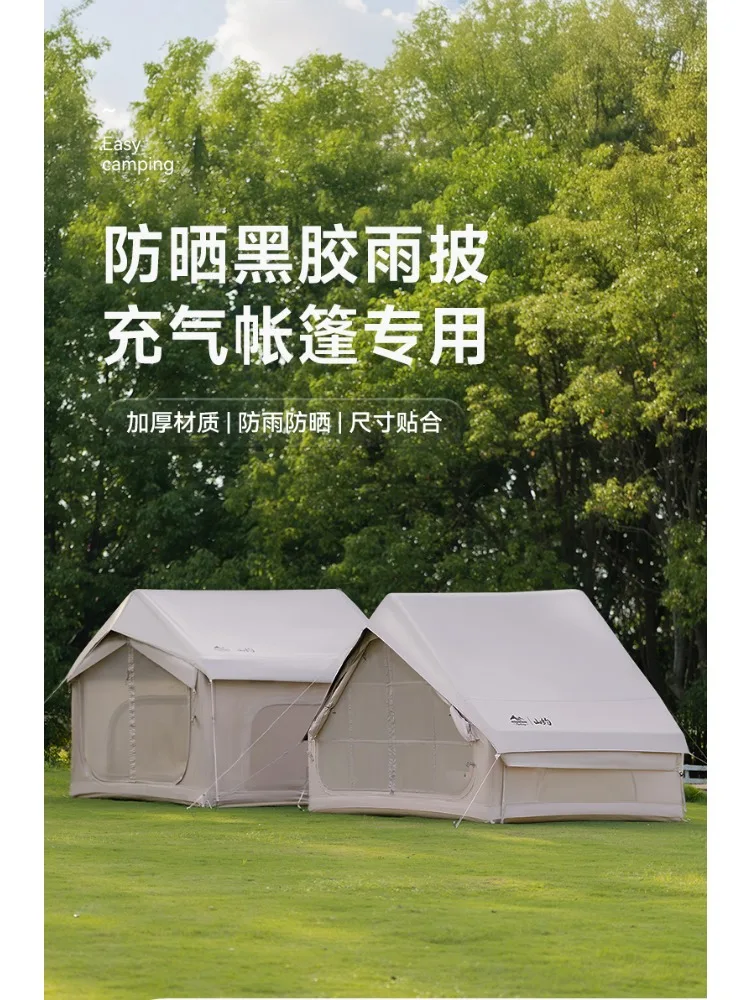 Tenda gonfiabile da campeggio esterna in tessuto di cotone antipioggia antivento parasole copertura antipioggia tenda in soccorso in caso di catastrofe