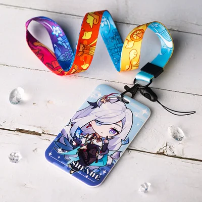 GS Impact Shenhe Yunjin Arataki Itto La Signora Kokomi Yae Miko Beelzebul Yoimiya Pendant Keychain Card Cover Holder Case