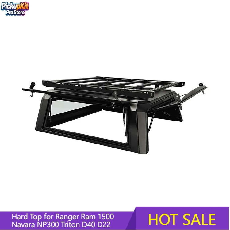 

Manual Locking Waterproof Camper Canopy Topper for Ranger Ram 1500 Navara NP300 Triton D40 D22