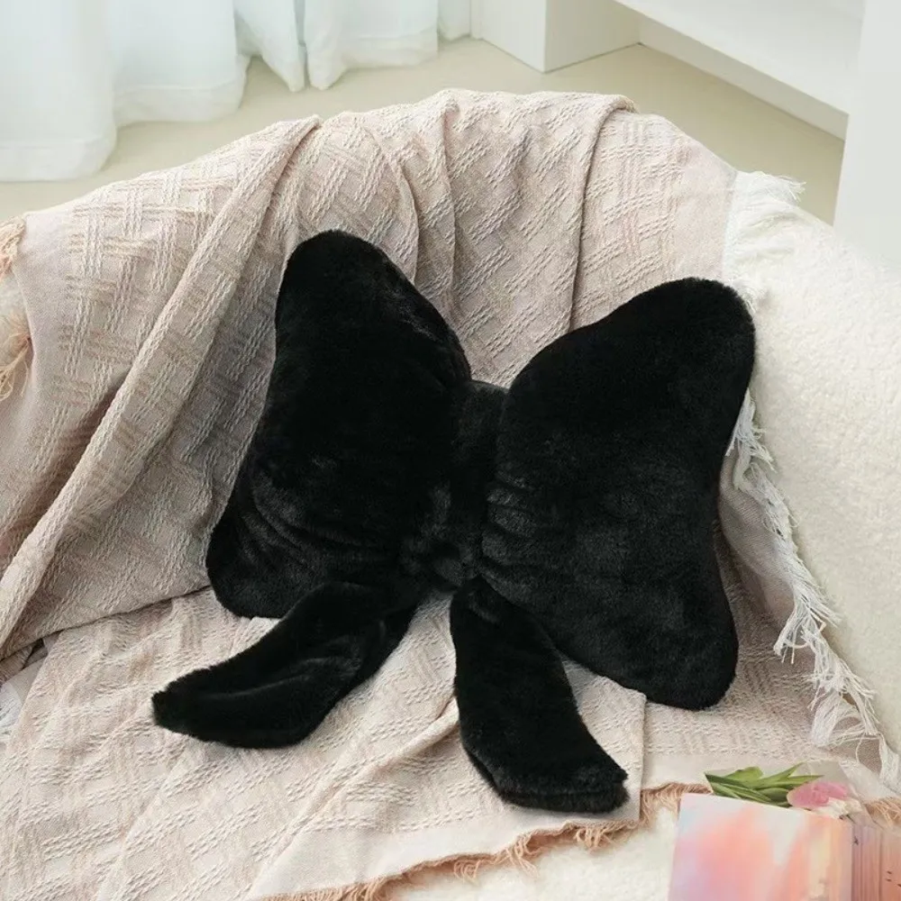 Neues 30/40cm Dekokissen Niedliches Schleifenkissen Weiches Sofakissen Lendenkissen für Couch