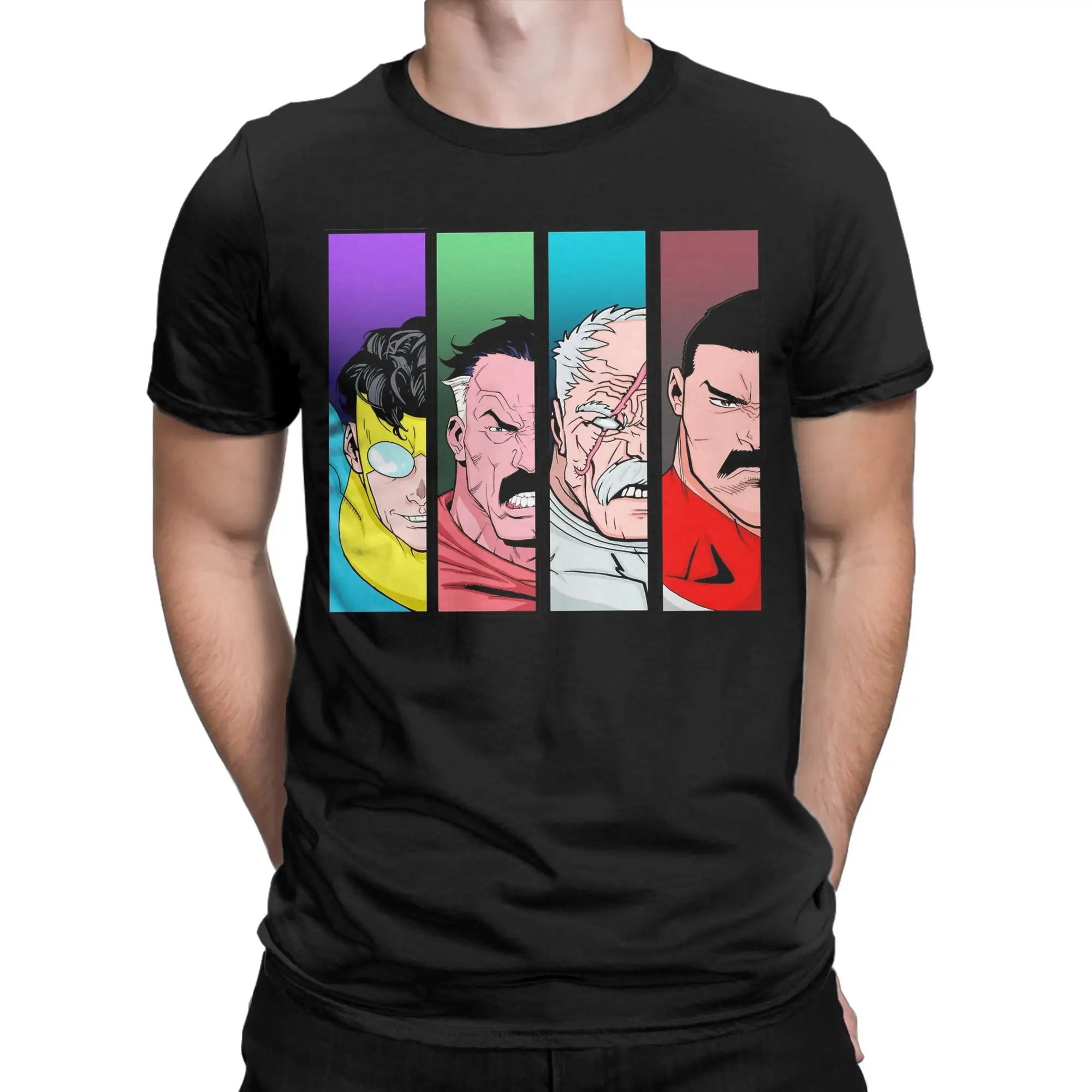 Viltrumites Invincibles T Shirt for Men Cotton Novelty T-Shirts Round Neck  Tees Short Sleeve Clothes Plus Size