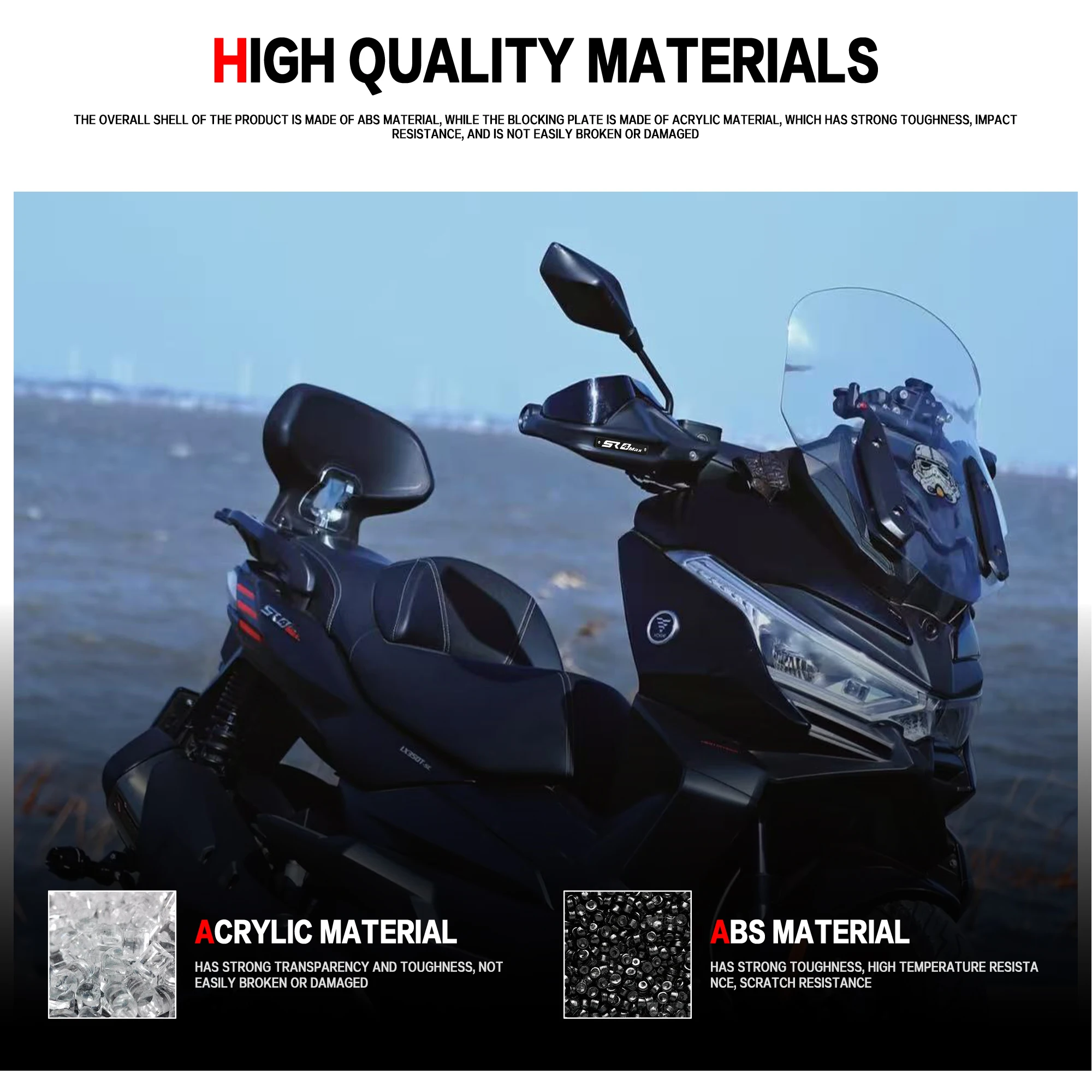 Для Loncin VOGE SR4 MAX SR4MAX 2022-2024 мотоциклетная защита для рук, защита руля, защитный чехол для лобового стекла