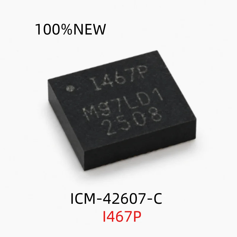 (5Pcs) 100% New Icm-42607-C I467P Lga-14 Six-Axis Angular Rate Sensor Chip Ic